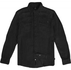 Double Outfitters GS-5126 Overhemd met drukknopen Zwart