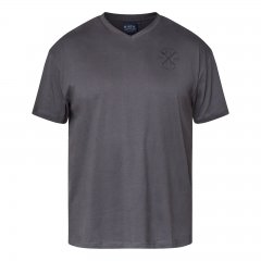 North Latitude Alpine Club T-Shirt Grijs/Houtskoolkleur