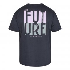 North Latitude T-Shirt With Back Print Zwart