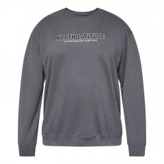 North Latitude Crewneck Sweatshirt Grijs/Houtskoolkleur