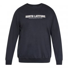 North Latitude Crewneck Sweatshirt Zwart