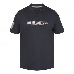 North Latitude Logo Polo Zwart