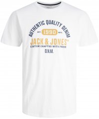Jack & Jones JJSTAMP TEE White