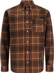 Jack & Jones JPRBLUBROOK CORD X-MAS SHIRT L/S Toffee