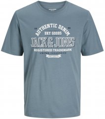 Jack & Jones JJELOGO O-Neck T-Shirt Goblin Blue