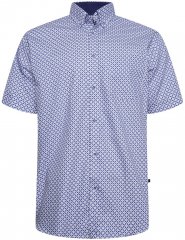 Kam Jeans P046 geometrisch patroon hemd