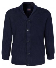 Espionage KW080 Vest met sjaalkraag navyblauw