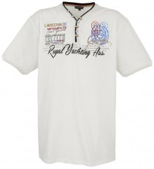 Lavecchia 608 Printed T-shirt Cream White