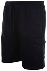 Espionage LW051 cargo sweatshorts zwart