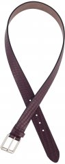 Ulla Popken Snake Embossed Belt Burgundy