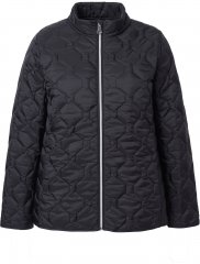 Ulla Popken HYPRAR Lightweight Quilted Water-Repellent Jacket Black