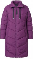 Ulla Popken HYPRAR Longline Water Repellent Jacket Plum
