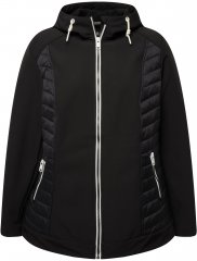 Ulla Popken Hyprar Quilt Mix Jacket Black