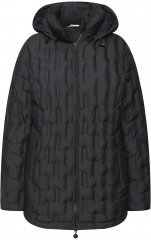 Ulla Popken HYPRAR Channel Quilted Jacket Black