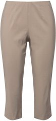 Ulla Popken Stretch Basic Bengaline Capri Pants Orange