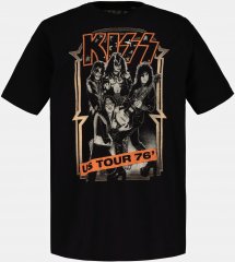 JP1880 KISS Retro Graphic Comfort Fit Band T-Shirt Black