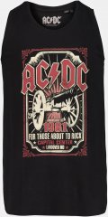 JP1880 AC/DC Graphic Band Tank Top Black