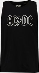 JP1880 AC/DC Graphic Comfort Fit Band Tank Top Black