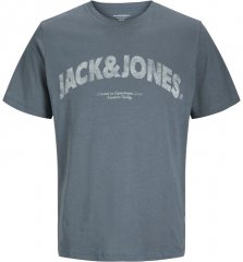 Jack & Jones Almeria Bold Branding T-Shirt Steel Blue