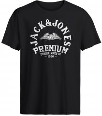 Jack & Jones Blurobar Crew Neck T-Shirt Black Beauty