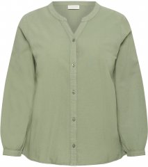 Kaffe Curve Nana Overhemd met lange mouw Groen