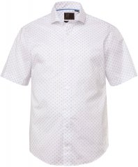 JP1880 Business Modern Fit Short Sleeve Shirt TALL Off-White