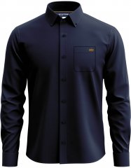 Motley Denim Lisbon Long Sleeve Shirt Navy