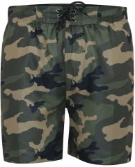 D555 Kody Camo Printed Swimshorts Khaki