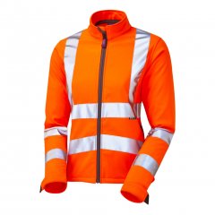 Leo Honeywell EcoViz Women's Softshell Jacket Orange