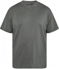 North Latitude 61317 T-Shirt Slub Met Rugprint Donker Stofgroen