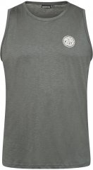 North Latitude 61323 Tanktop Slub Donker Stofgroen