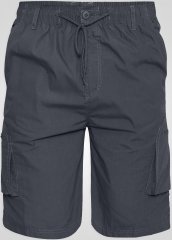 D555 Nick Cargo Shorts met Elastische Taille Grijs