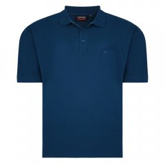 Espionage P074C Poloshirt Korte Mouw Donker Petrol