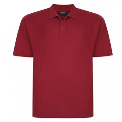 Espionage P074C Poloshirt Korte Mouw Wijnrood