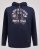 D555 Hector Adventurer Printed Zip Through Hoody Navyblauw - Sweaters & hoodies - Sweaters & Hoodies Grote Maten Heren