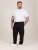 D555 Dexter 1 Cargo Jogger With Bear Embroidery TALL Zwart - TALL joggingbroeken - Joggingbroeken met TALL-pasvorm