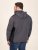 D555 Conrad Detachable Hood Bonded Fleece Zip Through Hoody TALL Navyblauw - TALL sweatshirts - TALL sweatshirts voor lange mannen