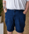 Kam Jeans Pepe Knitted Denim Shorts Random Mid Wash Blue - Shorts - Grote Maten Korte Broeken Heren