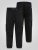 D555 Dexter 1 Cargo Jogger With Bear Embroidery TALL Zwart - TALL joggingbroeken - Joggingbroeken met TALL-pasvorm