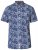 D555 Sheldon Hawaii Shirt Navy - Hemden - Overhemden Grote Maten Heren