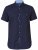 D555 Tim Short Sleeve Shirt Navy - Hemden - Overhemden Grote Maten Heren