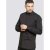 D555 Michael Couture Stretch Shirt Black - Hemden - Overhemden Grote Maten Heren