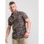 D555 Emmet Floral Shirt Black - Hemden - Overhemden Grote Maten Heren