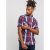 D555 Terell Shirt Navy/Red - Hemden - Overhemden Grote Maten Heren