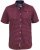 D555 Hillcrest S/S Micro Ao Print Shirt Burgundy - Hemden - Overhemden Grote Maten Heren
