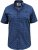 D555 Tristain S/S Floral Ao Print Shirt Navy - Hemden - Overhemden Grote Maten Heren