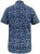 D555 Padbury Floral Ao Printed S/S Shirt Navy - Hemden - Overhemden Grote Maten Heren