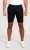 D555 Nelson Stretch Chino Shorts Black - Shorts - Grote Maten Korte Broeken Heren