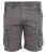 D555 Melton Cotton Cargo Shorts Grey - Shorts - Grote Maten Korte Broeken Heren