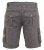 D555 Melton Cotton Cargo Shorts Grey - Shorts - Grote Maten Korte Broeken Heren